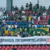 «Дякуємо за підтримку України»: фани Полісся зворушливо звернулися до данських трибун у Копенгагені