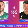 Воротар-кішка та справжній стратег: Визначено найкращих гравця та тренера третього туру УПЛ