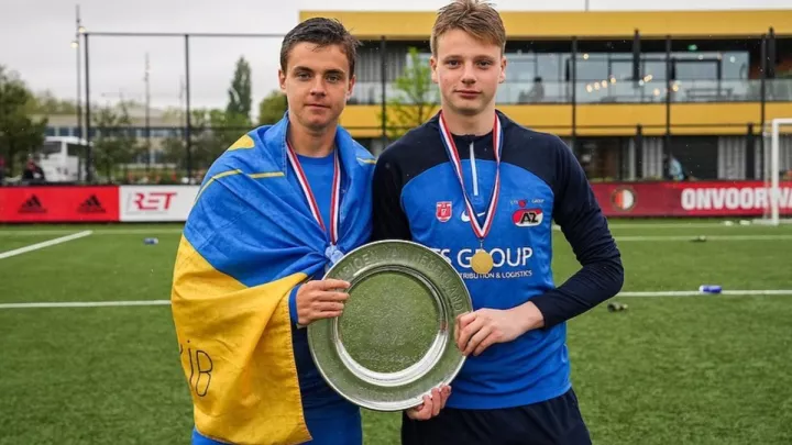Двоє молодих українців стали чемпіонами Нідерландів: в останньому турі їх АЗ розбив суперника