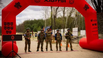 Випробування на міцність: як пройшов чемпіонат 2-го корпусу НГУ «Хартія» з воєнізованого кросу