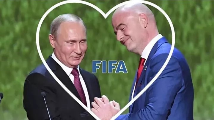 Дивна заява президента ФІФА: друг Путіна закликав припинити вогонь у війні в Україні на період проведення ЧС-2022