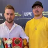 Відомий коментатор і Усик провели спільне тренування: писали, що чемпіон влаштував його на роботу в Полісся
