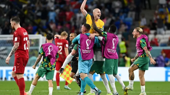 Австралія неочікувано перемогла Данію: збірна з «Зеленого континенту» вийшла до плей-офф мундіалю вперше за 16 років