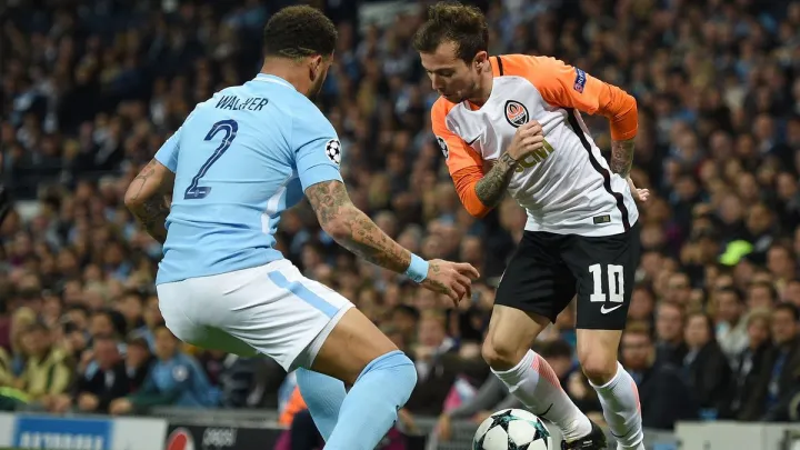 «Я хотів, щоб земля поглинула мене»: ексзірка Ман Сіті Вокер пригадав знущання Бернарда в матчі з Шахтарем