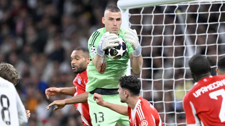 «Я дуже сумував за Куртуа»: реакція фанатів Реалу на виступ Луніна у чвертьфіналі Ліги чемпіонів проти Баварії