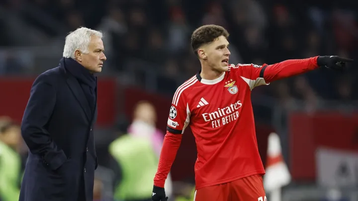 «Один із прикладів відданості гравців»: Моурінью прокоментував бенефіс Судакова у переможному матчі Бенфіки