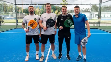 Зіркова заруба в Поліссі: у турнірі з паделу зіграли Коноплянка, Ротань, Буткевич та Хацкевич – хто переміг