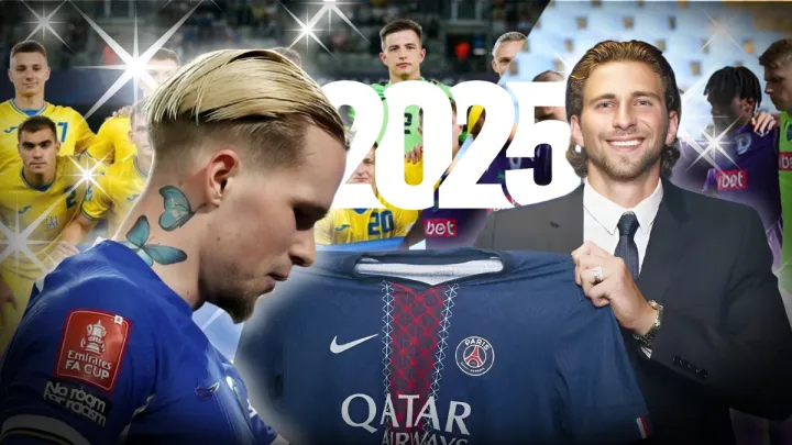 Забарний у ПСЖ, допінг Мудрика та «зимове золото» ЛНЗ: чим запам’ятається український футбол у 2025-му