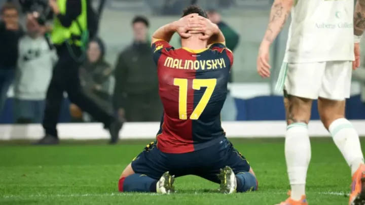 Малиновський провів потужний матч, але не врятував Дженоа від поразки: статистика українця у грі з Удінезе