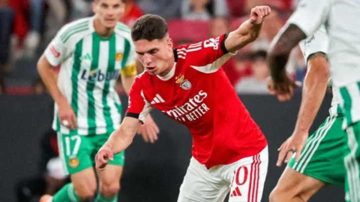 Судаков забив другий гол за Бенфіку: повна статистика хавбека збірної України за матч проти Ріу Аве