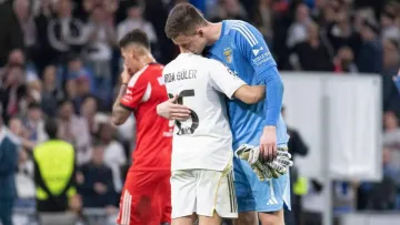 «Не провалив поєдинок, але...»: експерт висловився про гру Трубіна в матчі 1/16 фіналу ЛЧ Реал – Бенфіка