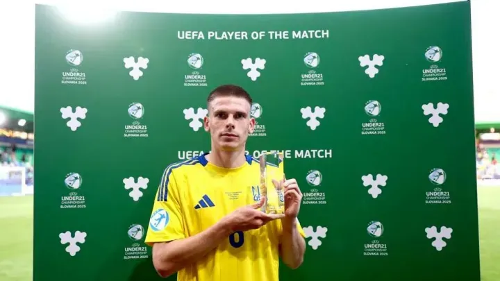 «Матч був у нас в руках»: лідер молодіжної збірної України відреагував на прикру поразку від Данії на Євро-2025