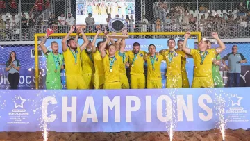 Збірна України з пляжного футболу – переможець Євроліги-2024 в дивізіоні В
