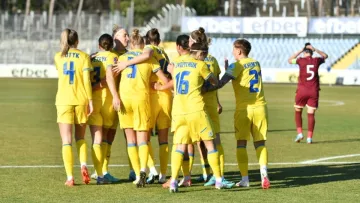 Жіноча збірна України стартувала з перемоги у відборі Євро-2025: синьо-жовті здолали балканок