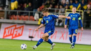 «‎Не гірший за Шапаренка»: Леоненко назвав гравця збірної України, який йому сподобався у грі з Азербайджаном